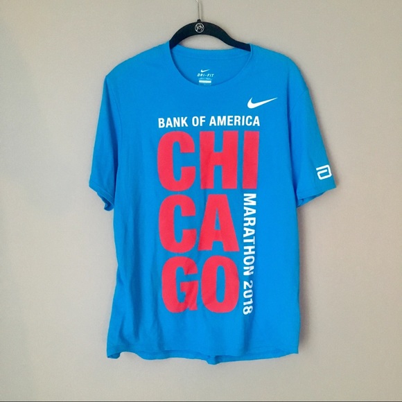 Men Chicago Marathon 2018 T-shirt black size large